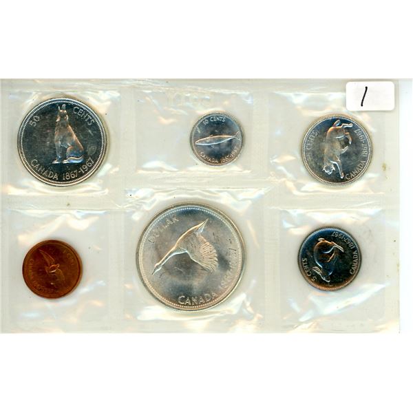 1967 Royal Canadian Mint Uncirculated Proof Set