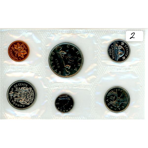 1968 Royal Canadian Mint Uncirculated Proof Set