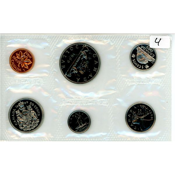 1969 Royal Canadian Mint Uncirculated Proof Set