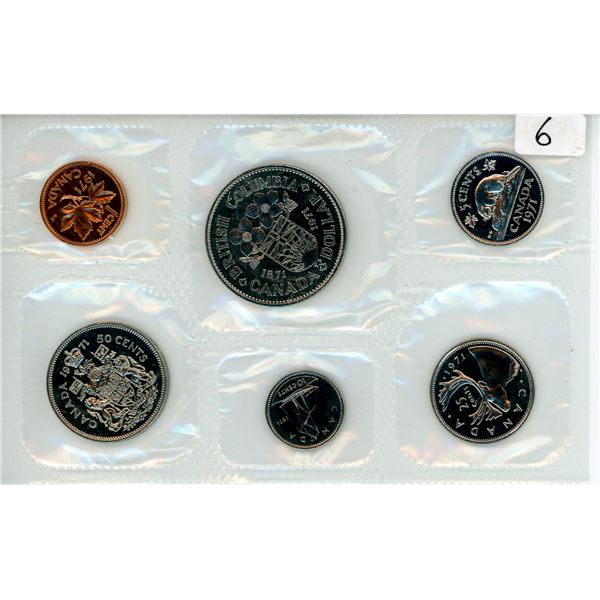 1971 Royal Canadian Mint Uncirculated Proof Set