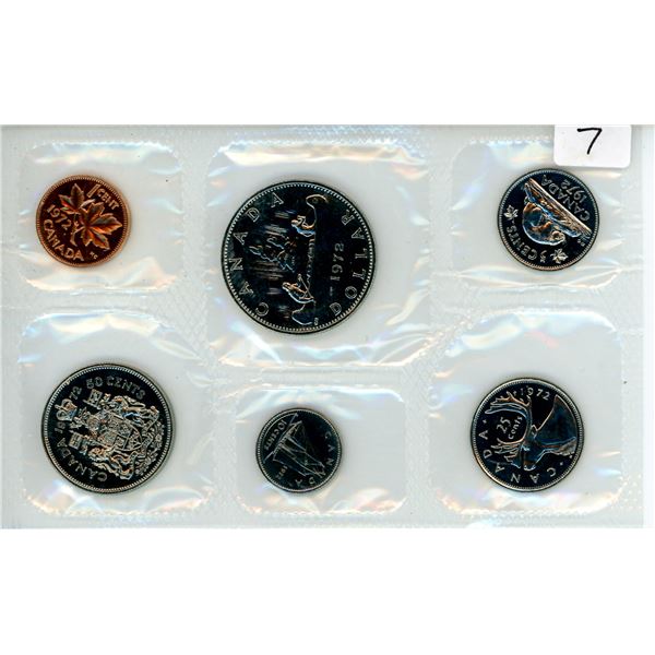 1972 Royal Canadian Mint Uncirculated Proof Set