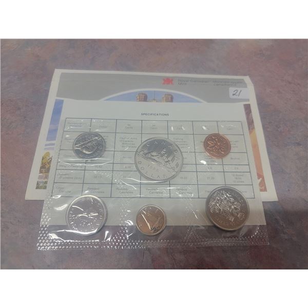 1986 Royal Canadian Mint Uncirculated Proof Set