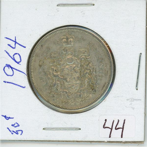 1964 Canadian 50 cent coin
