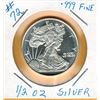 Image 1 : 1/2 OUNCE SILVER -   999 FINE - US WALKING LIBERTY HALF DOLLAR DESIGN