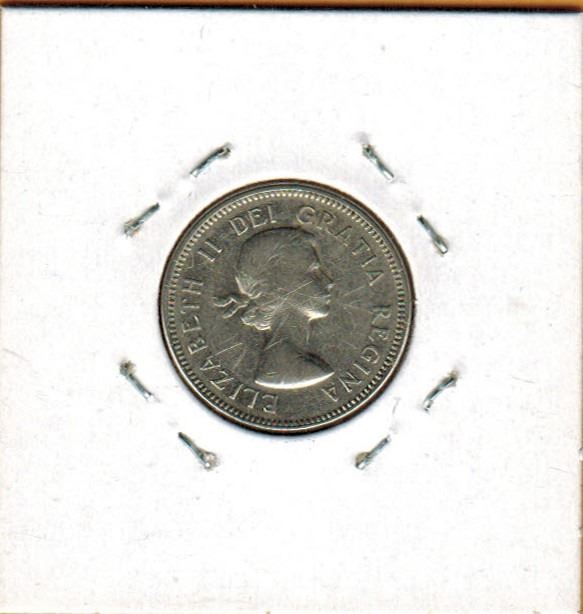 1964 CANADIAN 5 CENT COIN EXTRA WATER LINE VARIETY Schmalz Auctions 1964 CANADIAN 5 CENT COIN EXTRA WATER LINE VARIETY Schmalz Auctions