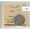 Image 1 : 1899 Newfoundland Large 9's Graded VF-30
