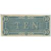 Image 2 : 1864 almost uncirculated Confederate 10 dollar bill