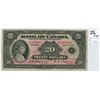 Image 1 : 1935 Queen Elizabeth Bank of Canada Twenty Dollar Note