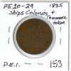 Image 1 : 1835 P.E.I. 'Ships & Colonies' Token PE10-29