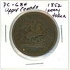 Image 2 : 1852 Upper Canada One Penny Token PC-6B4