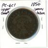 Image 2 : 1854 Upper Canada One Penny Token PC-6C1