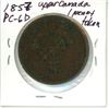 Image 2 : 1857 Upper Canada One Penny Token PC-6D