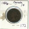 Image 1 : 1882H Canada Large Cent
