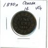 Image 2 : 1890 H Canada Large Cent