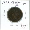 Image 1 : 1893 Canada Large Cent
