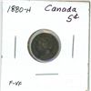Image 2 : 1880H Canada Silver 5¢