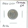 Image 2 : 1902H LH/SH Canada Silver 5¢