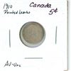 Image 2 : 1910 Pointed Leaves Canada Silver 5¢