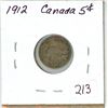 Image 1 : 1912 Canada Silver 5¢