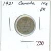 Image 1 : 1921 Canada Silver 10¢