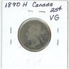 Image 2 : 1890H Canada Silver 25¢