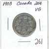 Image 1 : 1903 Canada Silver 25¢
