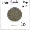 Image 1 : 1920 Canada Silver 25¢