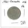 Image 1 : 1921 Canada Silver 25¢
