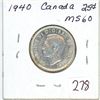 Image 1 : 1940 Canada Silver 25¢