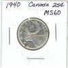 Image 2 : 1940 Canada Silver 25¢