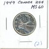 Image 2 : 1949 Canada Silver 25¢ (2.)