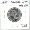 Image 1 : 1957 Canada Silver 25¢