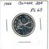 Image 2 : 1966 Canada Silver 25¢