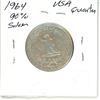 Image 2 : 1964 USA Silver Quarter Dollar
