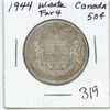 Image 1 : 1944 Wide Date Far 4 Canada Silver 50¢