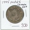 Image 1 : 1945 Pointed 5 Canada Silver 50¢