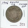 Image 1 : 1946  Canada Silver 50¢, die chip in 6