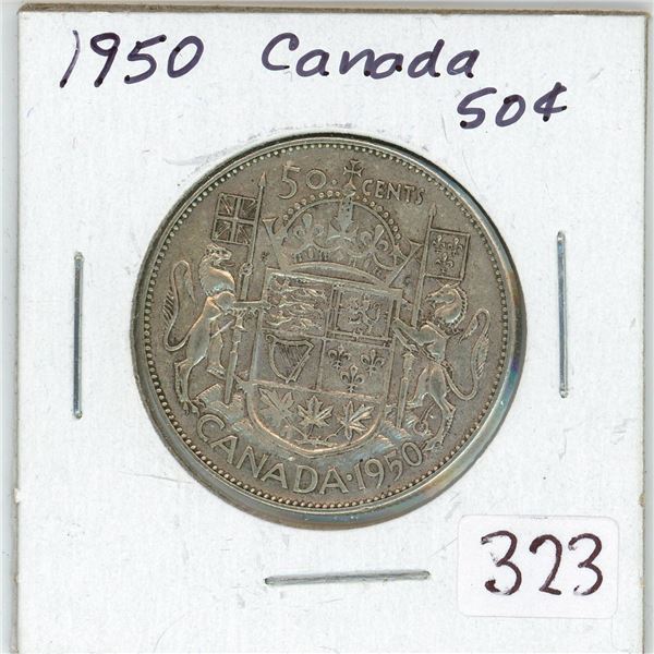 1950 Canada Silver 50¢