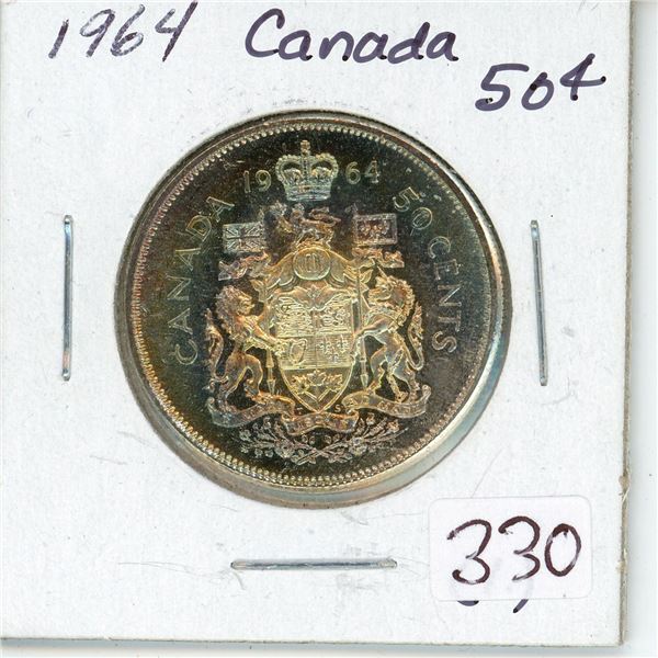 1964 Canada Silver 50¢ (1.)