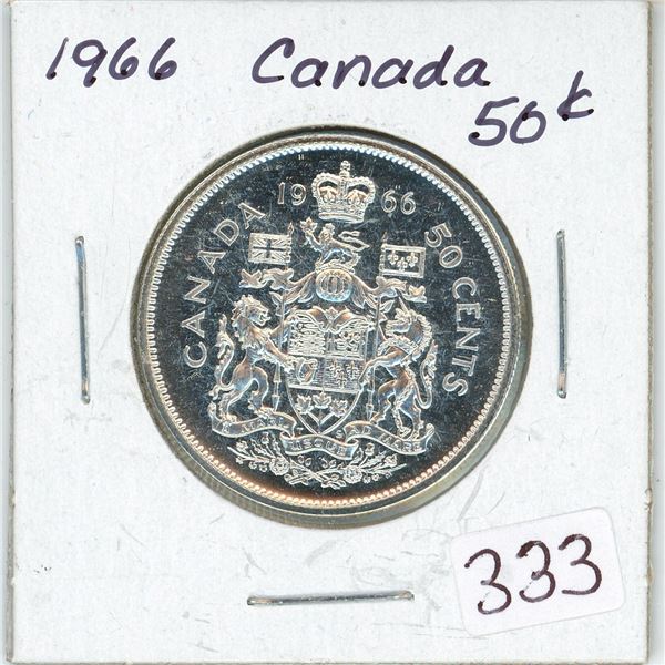 1966 Canada Silver 50¢