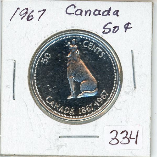 1967 Canada Silver 50¢