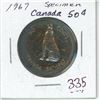 Image 1 : 1967 Specimen Canada Silver 50¢ (1.)