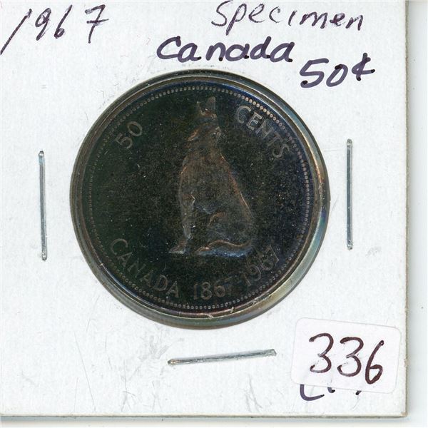 1967 Specimen Canada Silver 50¢ (2.)