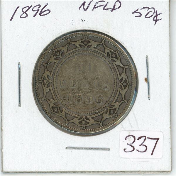 1896 Newfoundland Silver 50¢