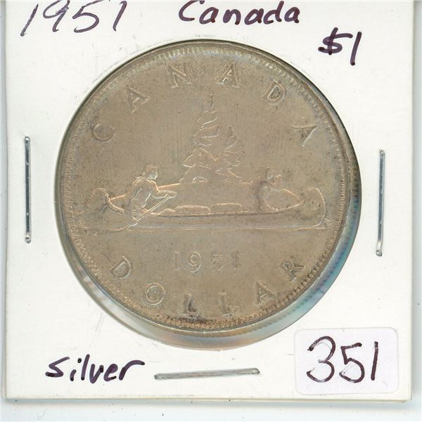 1951 Canada Silver $1