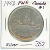 Image 1 : 1952 FWL Canada Silver $1