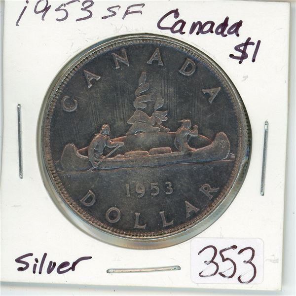 1953 SF Canada Silver $1