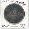 Image 1 : 1953 SF Canada Silver $1