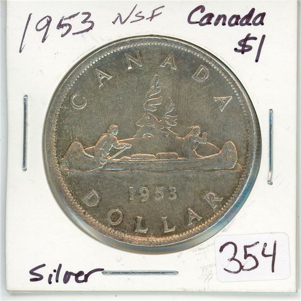 1953 NSF Canada Silver $1