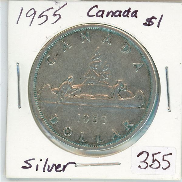 1955 Canada Silver $1
